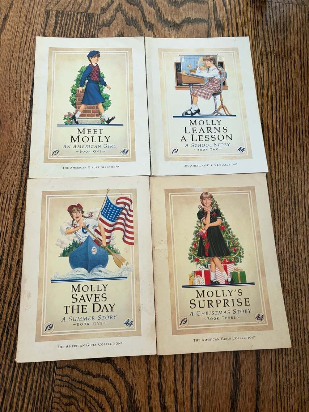 Molly American Girl Books Pleasant Company Original Edition Book 1, 2, 3, 5